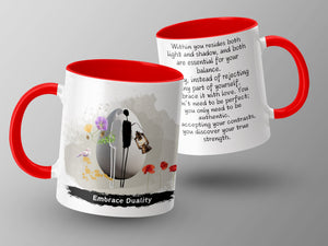Embrace Duality Inspirational Motivational Mug product