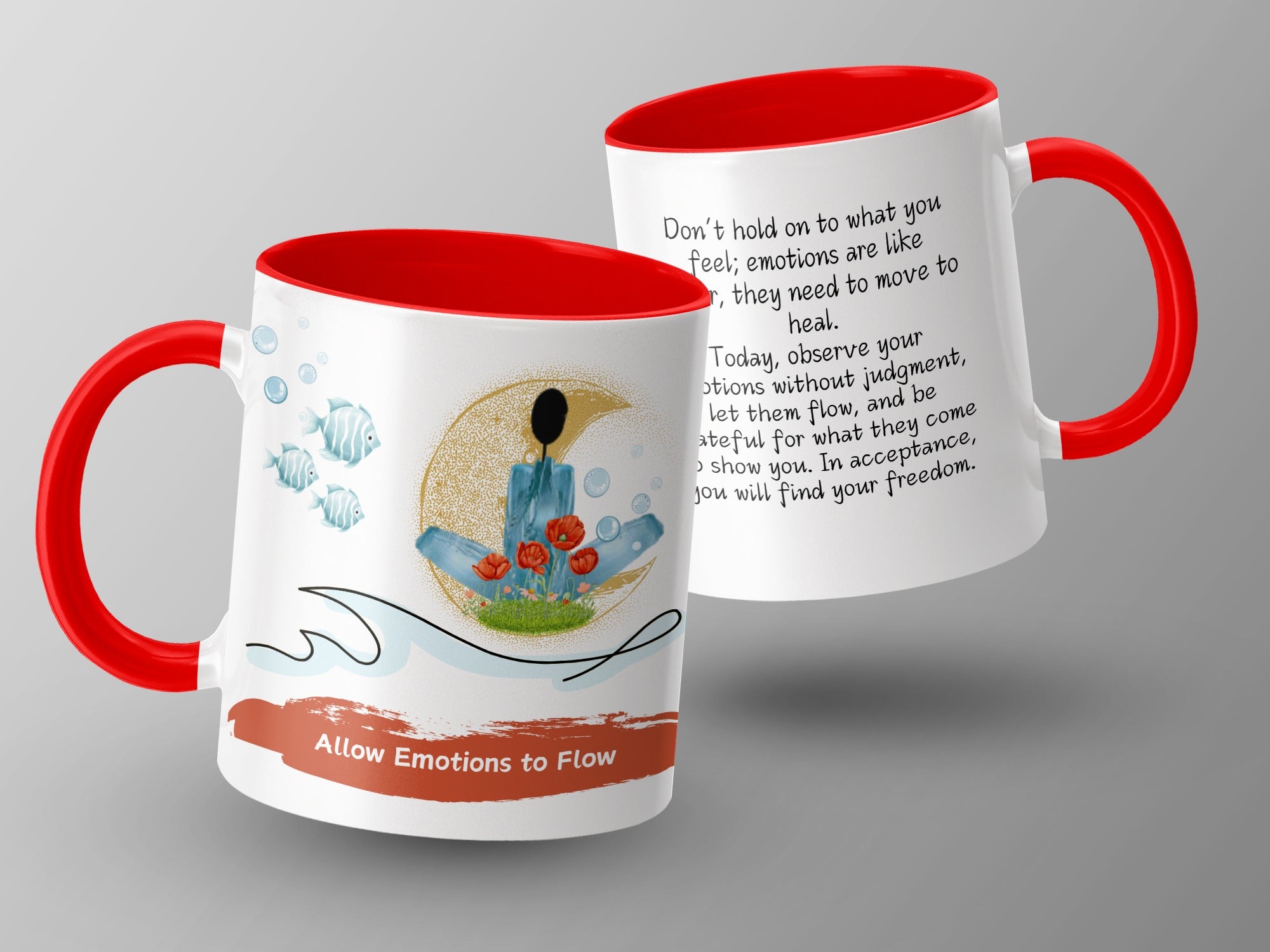 Allow Emotions to Flow Inspirational Mug Product