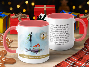 Your Essence is Infinite Motivational Message Mug