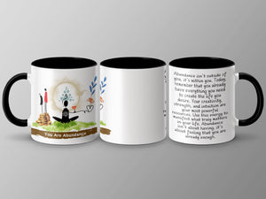 You Are Abundance Motivational Mug Gift Product