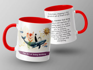 The Art of Doing Nothing Motivational Mug product type