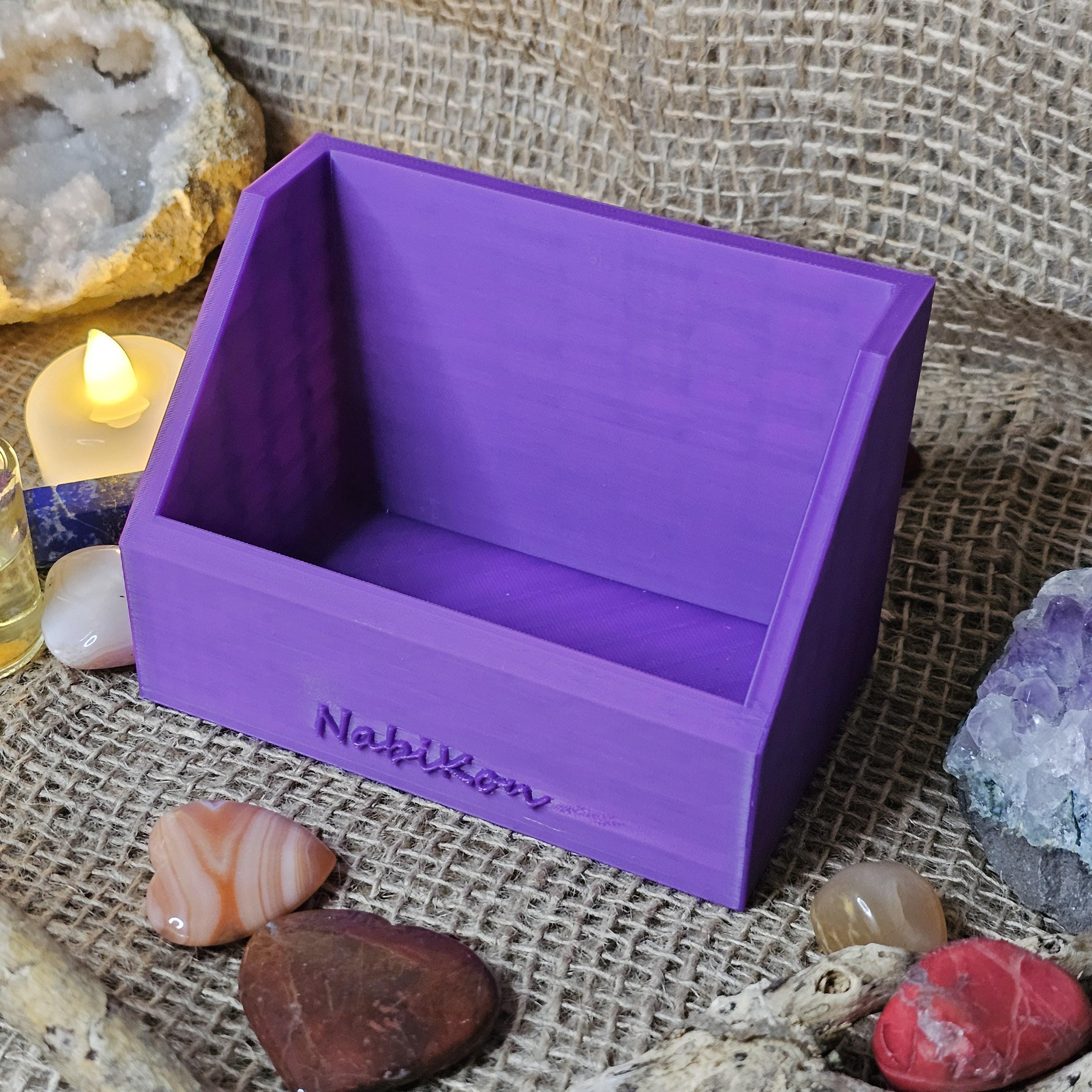 Tarot & Oracle Card Holder | Custom Deck Stand for Spiritual Readings | 3D Printed Altar Tool |