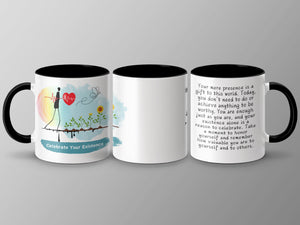 Celebrate Your Existence Motivational Mug product type