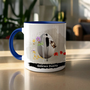 Embrace Duality with Artistic Coffee Mug Product Type