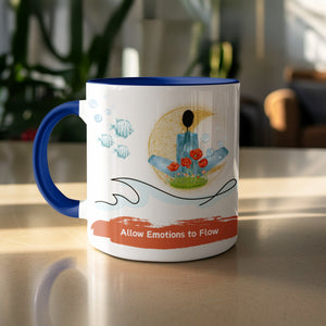 Allowing Emotions to Flow Artistic Mug product