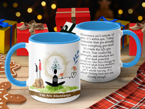 Inspirational Affirmation You Are Abundance Mug product