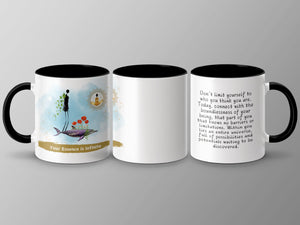 Your Essence is Infinite Motivational Quote Mug product type