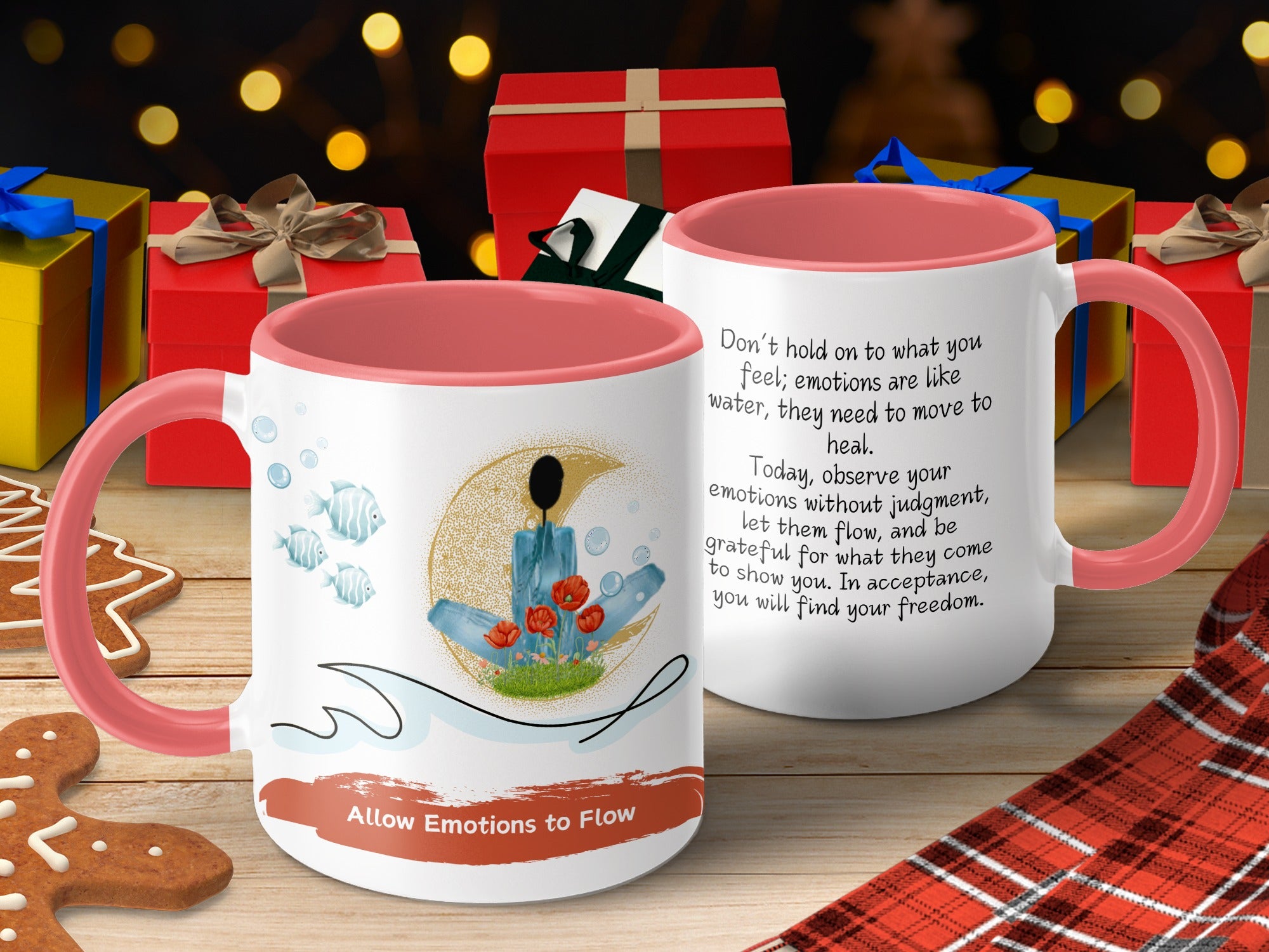 Allow Emotions to Flow Inspirational Mug product type