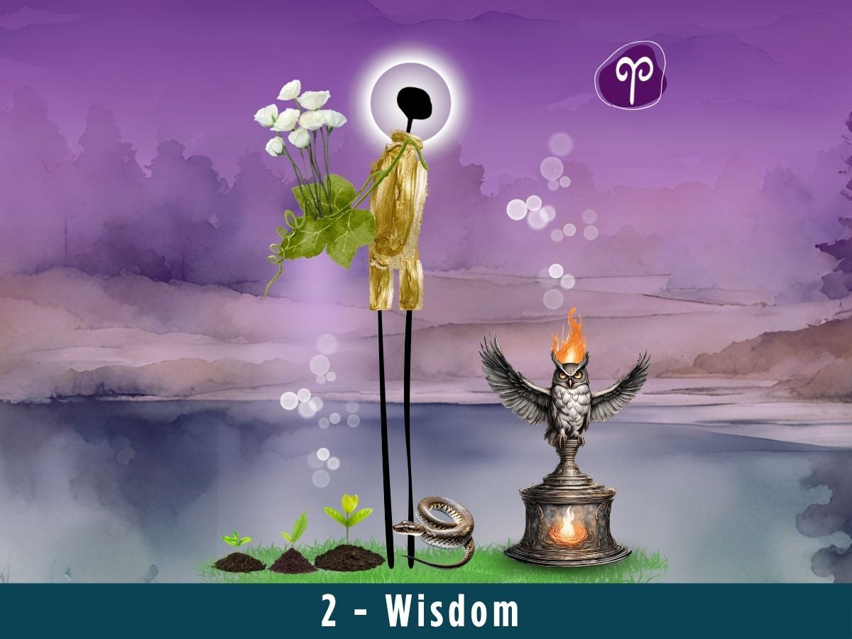 12:22 Oracle  - Card 2 - Wisdom