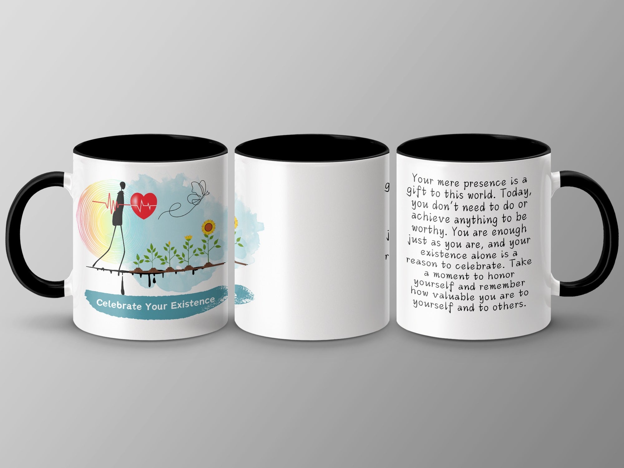 Celebrate Your Existence Motivational Mug product type