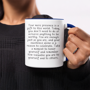 Inspirational Quote Coffee Mug with Heartfelt Message product type