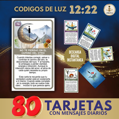Códigos de Luz 12:22 – Oráculo Completo en PDF (Edición Imprimible) - Spanish Edition