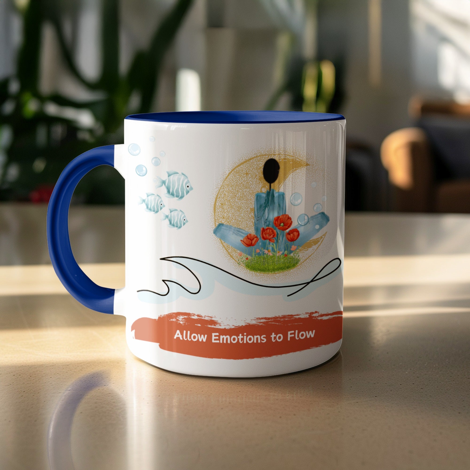 Allowing Emotions to Flow Artistic Mug product